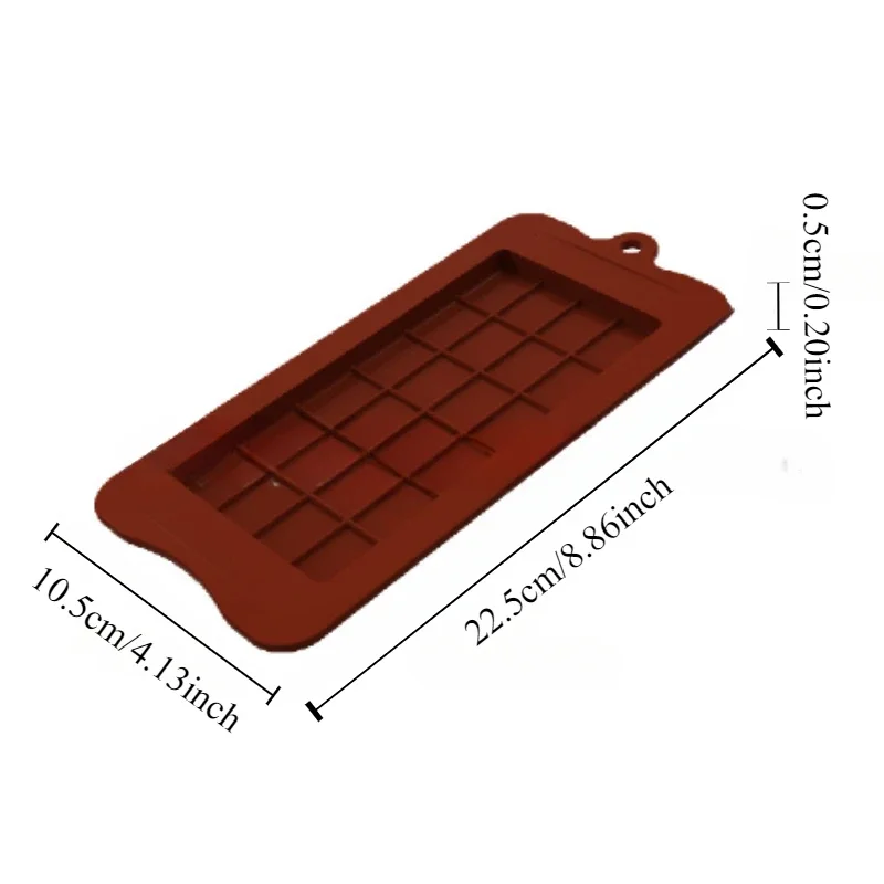 Molde de gel de sílice para Chocolate, herramientas de decoración de pasteles, fácil de desmontar, moldes cuadrados de silicona de alta calidad,