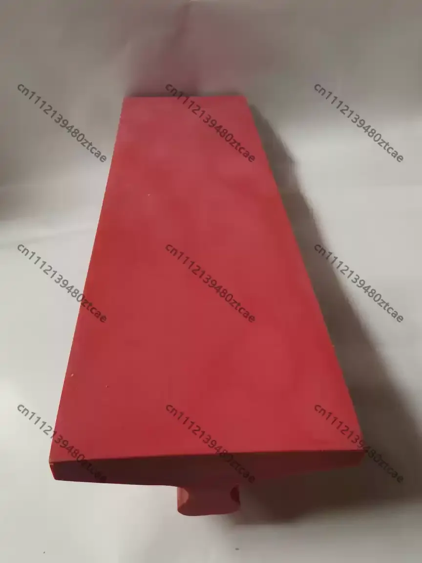 Red Rubber Strip 10cm Width Rubber Bar