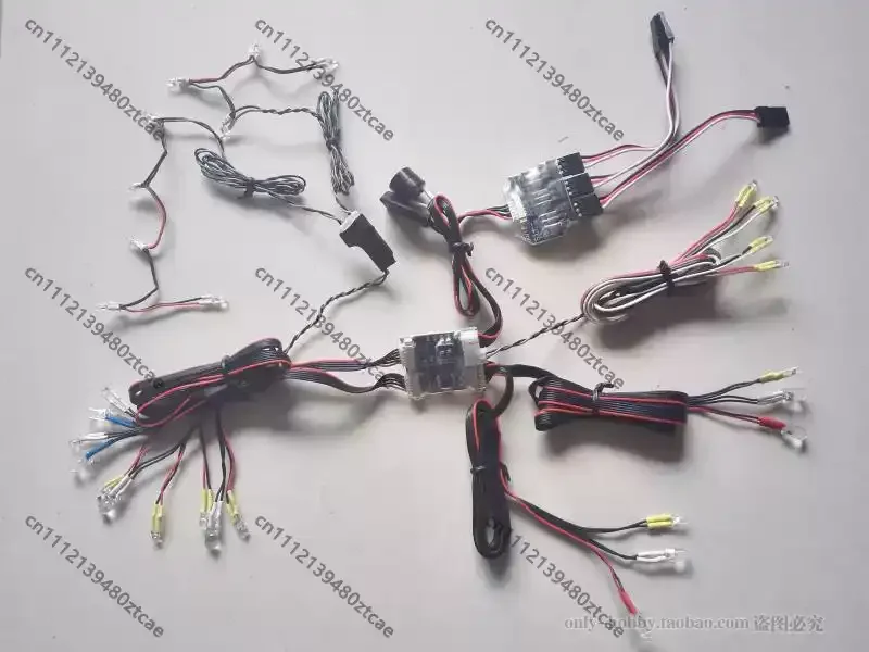 RC Model Truck Smart Linkage Light Set Multi-purpose LED Lamp Group For 1/14 Scale Tractor Tipper Lorry Mod Parts