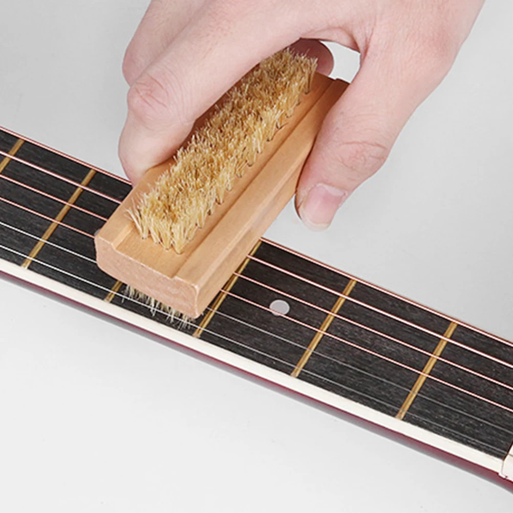 

Guitar Silk Brush Double-sided Instrument Cleaning Tool Fret Doubleided Finger Nail and Manicure Bristle