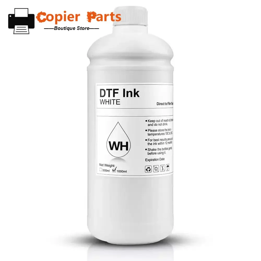 1000ML White DTF INK Set For DTF Film Direct Transfer Film Heat Transfer for Epson Printer Ink I3200 L1800 L800 L805 PET Film