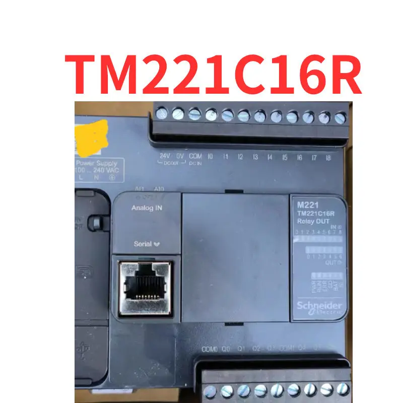 100% new  TM221C16R  PLC module