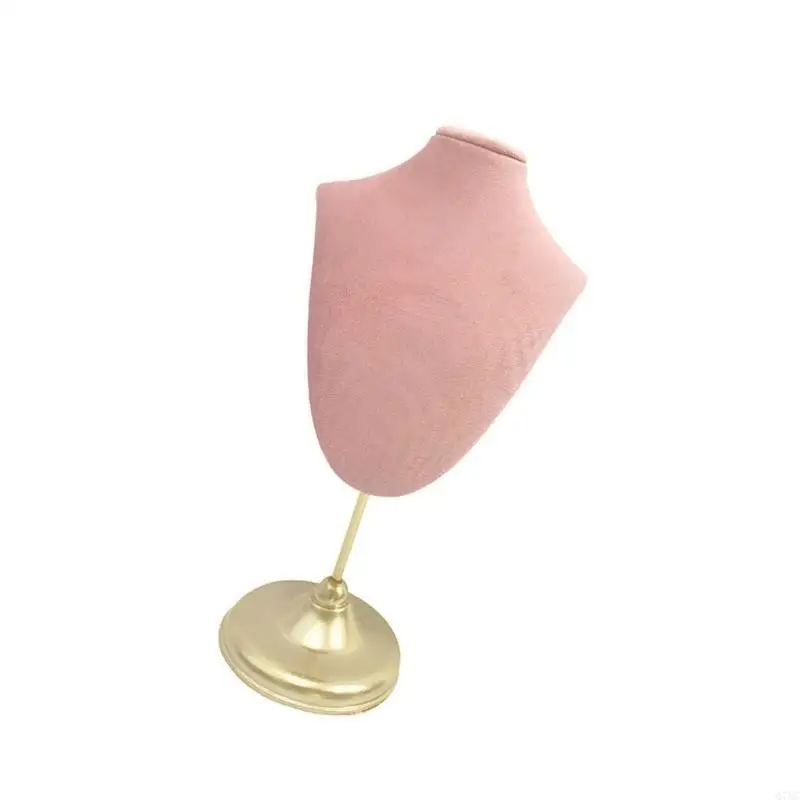 Fashionable Jewelry Stand Versatile Jewelry Display Stand Iron Plush Shelves for Bedroom Shop Countertop