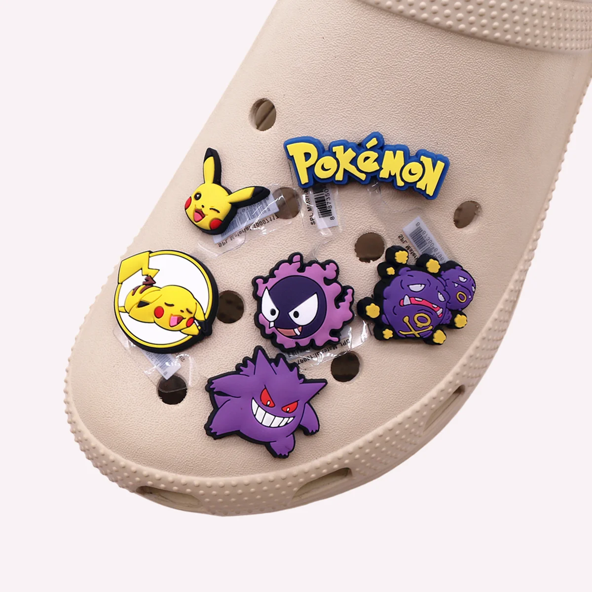 MINISO 1 Pcs Pokemon Pikachu Shoe Charms for Clog Pin Sandals Buckle Decorations PVC Cartoon Shoes Accessories for Friends Gifts image 4