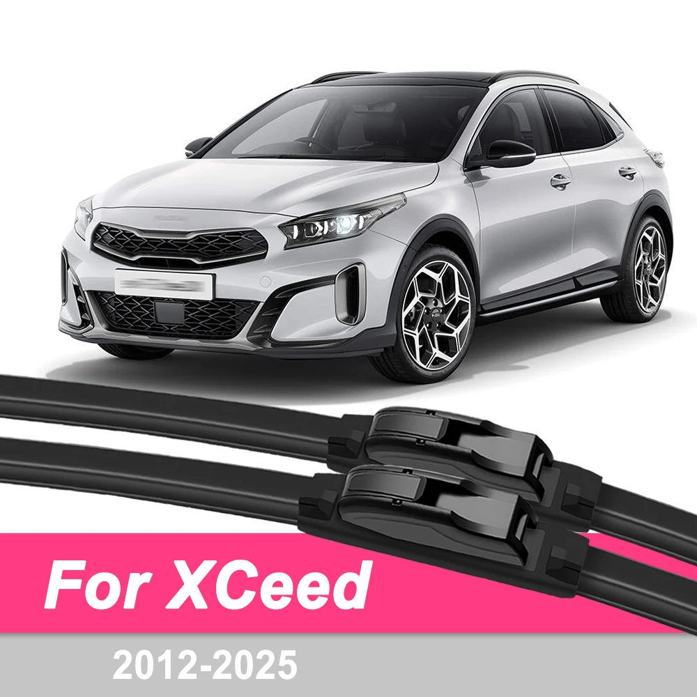 Car Wiper Blades For Kia XCeed JD CD 2012-2025 Front Windshield Wiper Blades 2PCS Window Cleaning Car Accessories 2014 2018 2023