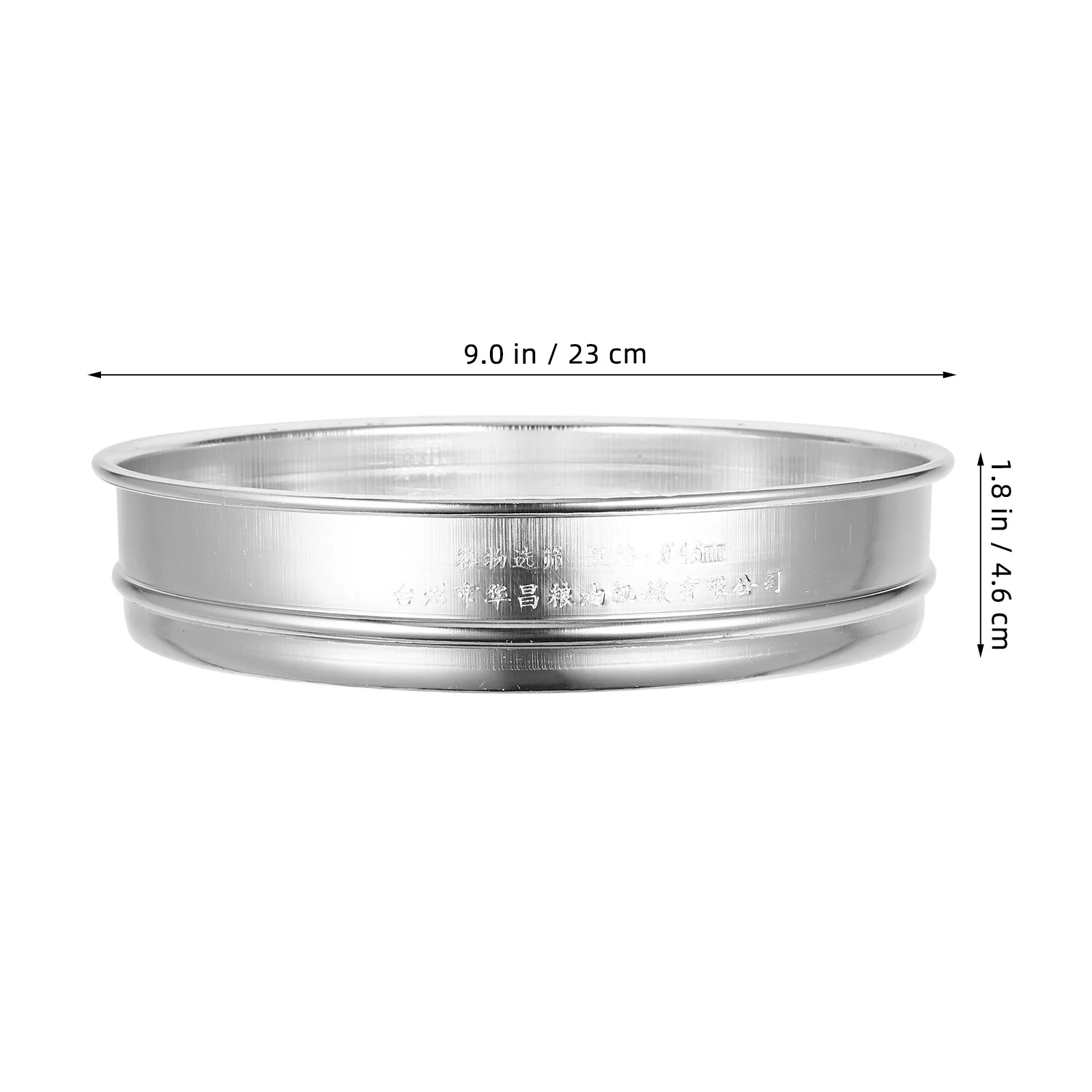 

1pcs Grain Sieve Stainless Steel Round Sifter For Rice Wheat Sorting Kitchen Gadget Household Metal Mesh Screen Sand Soil