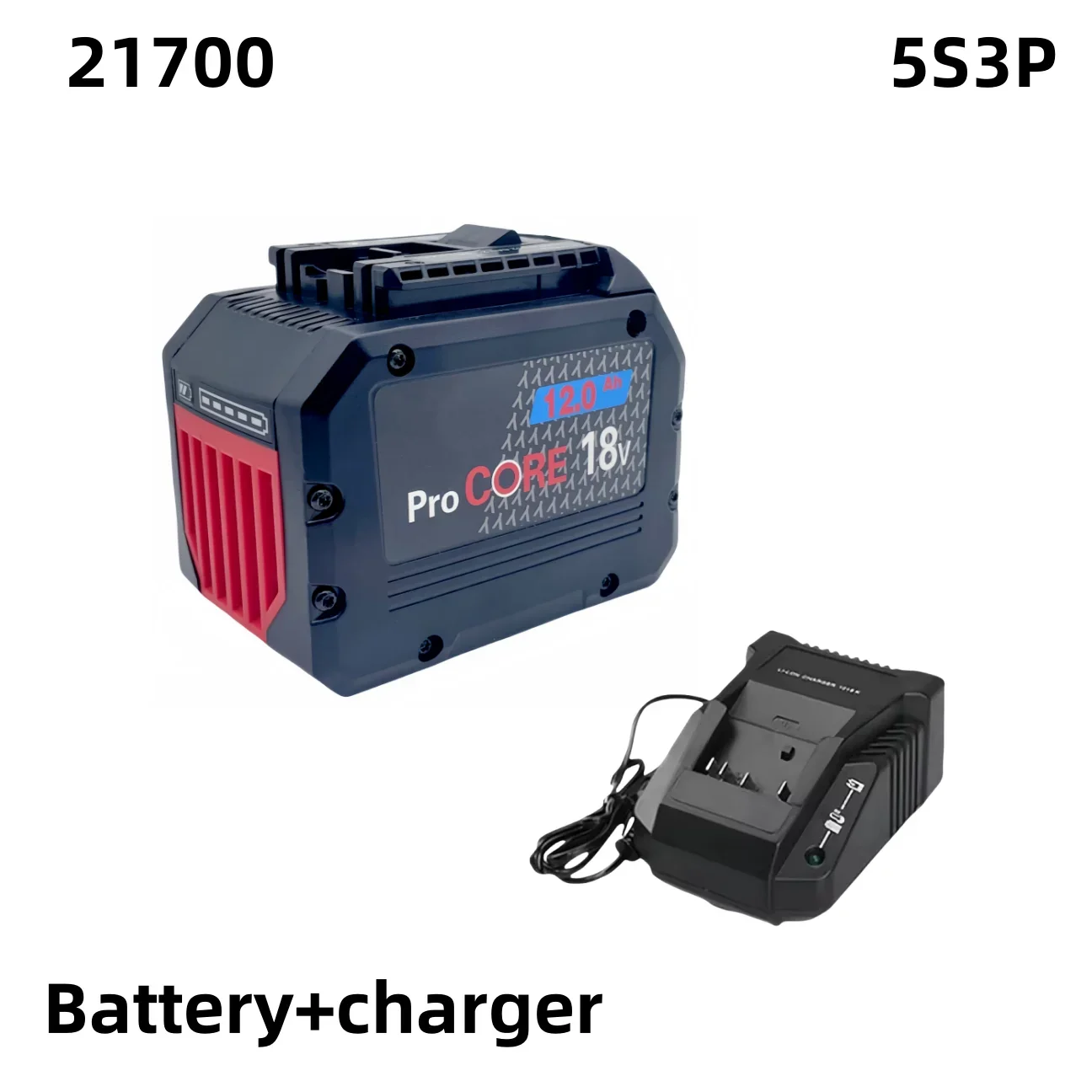 18V 12.0Ah 100% original Bosch rechargeable battery, suitable for tool BAT609 BAT618 GBA18V80 21700 high-power 5C power battery