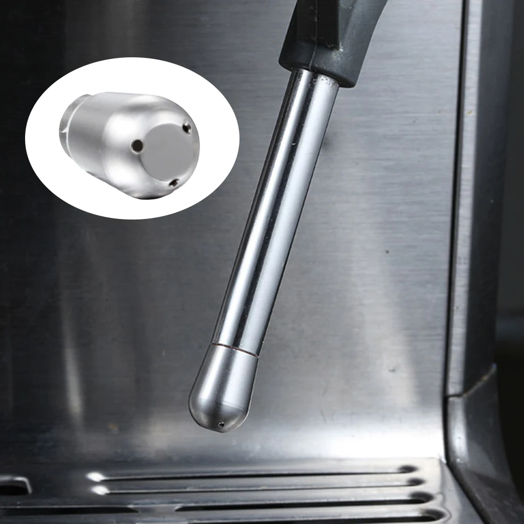 Stainless Steel Coffee Machine Spout Steam Nozzle 4 Holes Milk Frother Tip for Espresso Maker Spare Parts