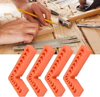3/4 Inch 90 Degree Positioning Squares L-shape Right Angle Clamps Reusable Plastic L-Type Fixing Clamp Durable Corner Clamping