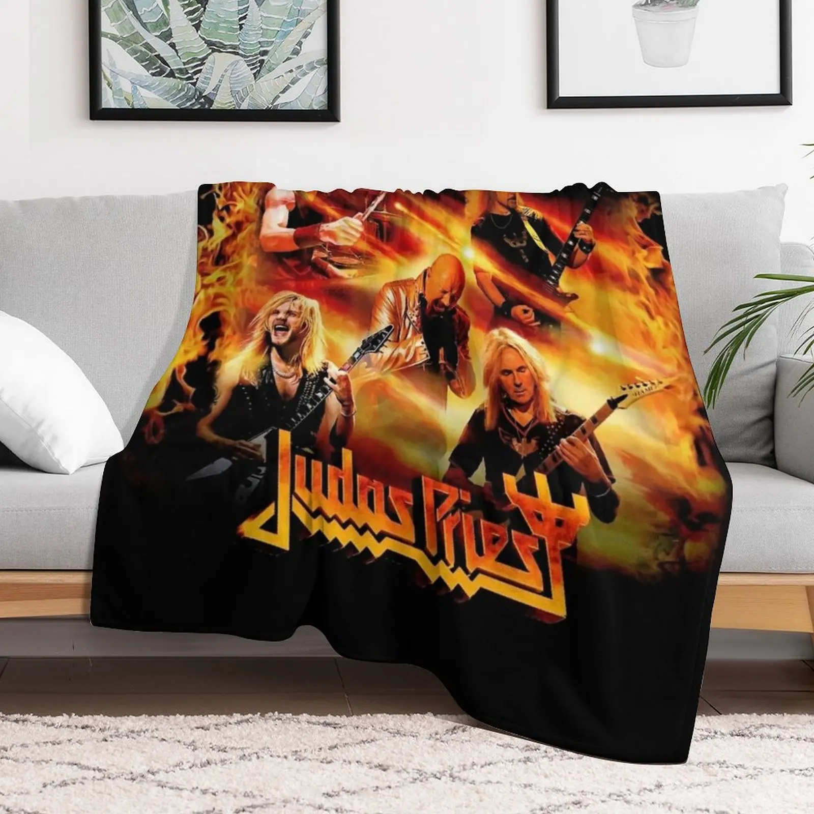 HFGRJH--- JUDAS PRIEST --- METALCORE Throw Blanket For Baby Thins Designers Single Blankets