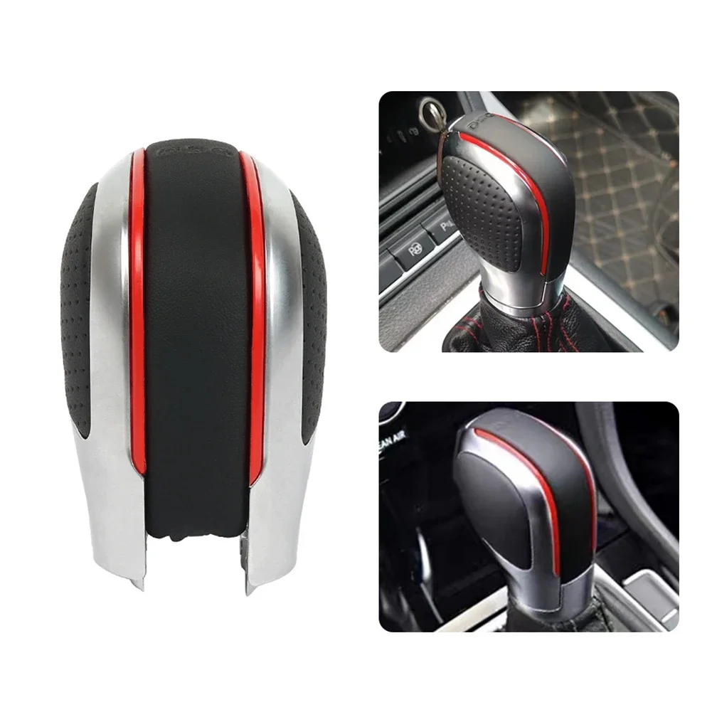 Suede Leather DSG Shift Knob Gear Side Cover DSG Emblem For VW Golf 6 golf 7 R GTI Passat B7 B8 CC R20 Jetta MK6 GLI