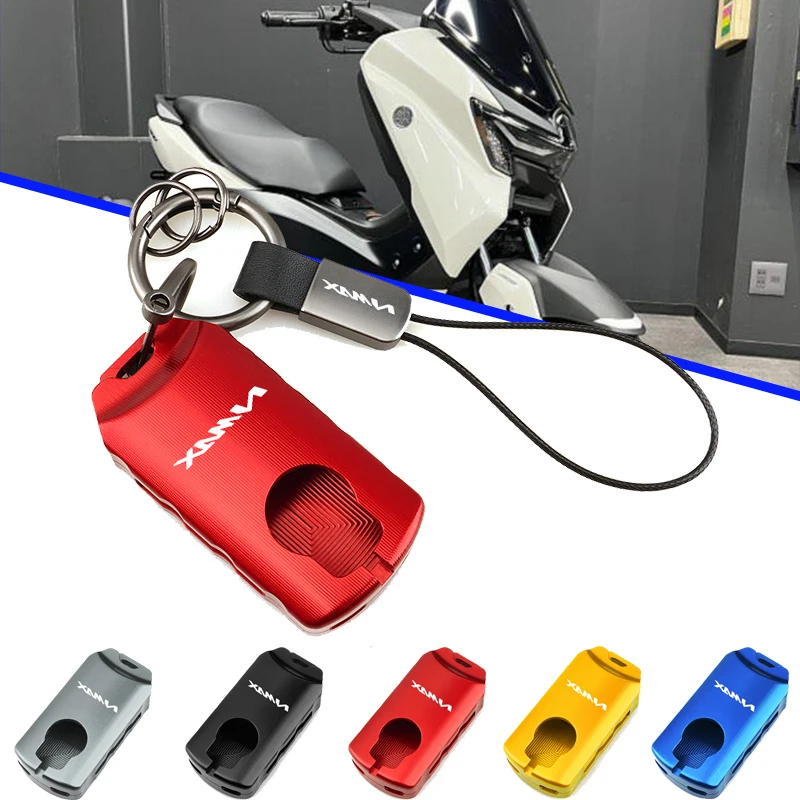 NEW For NMAX/XMAX/NVX/AEROX 300/250/160/155/125/TECH MAX/TURBO/NEO CNC Keyless System Remote Key Case Cover Shell Holder Casing