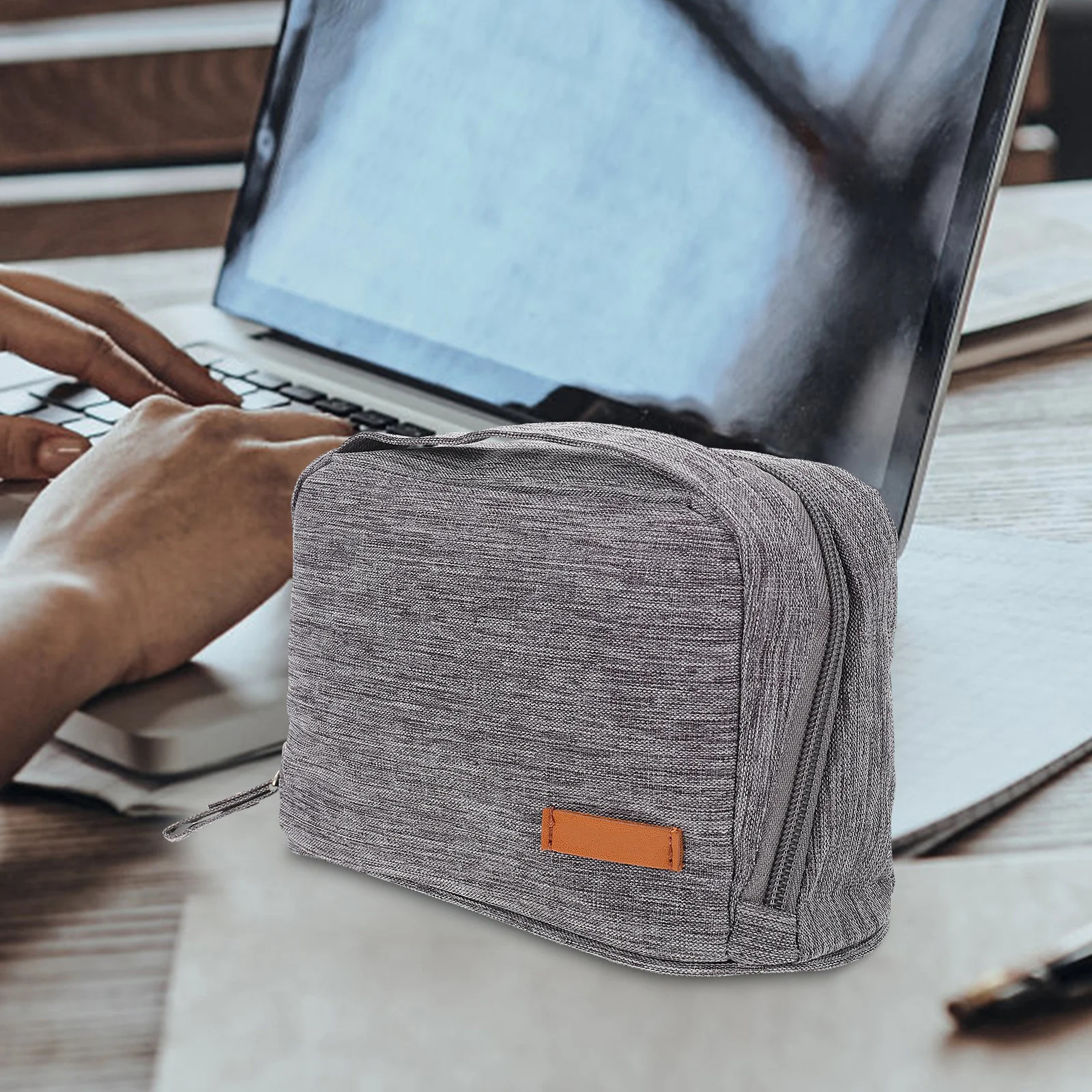 

Data Line Bag Portable Waterproof Travel Electronic Accessories Organizer Cable Storage Pouch Lightweight Data Line Bag