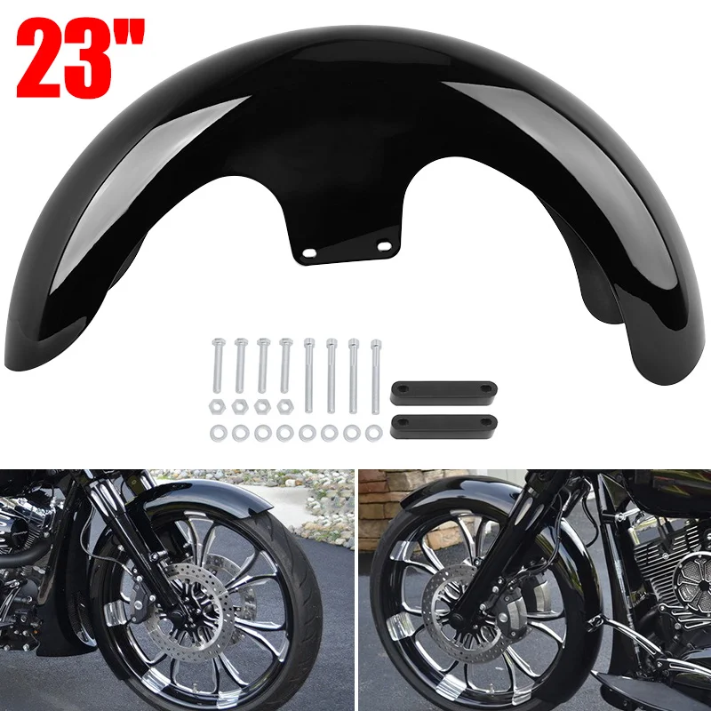 

Motorcycle 23 inches Mudguard Front Fender Bagger For Harley Touring Road King Electra Glide Street Road King Glide Ultra