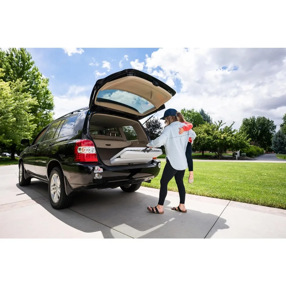 طاولة نزهة مدمجة للأطفال من Stansport، باللون الأبيض (موديل G-940) #2