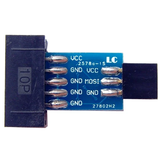 10 Pieces AVRISP USBASP STK500 10PIN to 6PIN Adapter Board