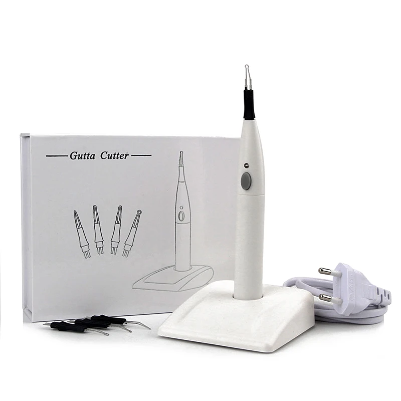 Wireless Dental Gutta Percha Points Cutter Portable Electric 4 Tips Gutta Perch Cutter for Dental Use