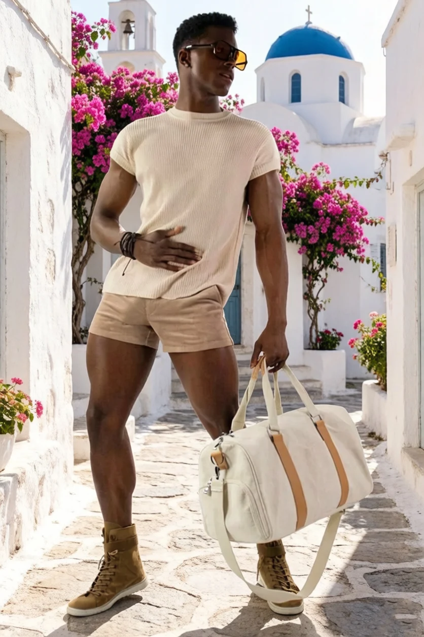 

Новые стильные короткие брюки для европейских и американских мужчин - однотонные брюки длиной три четверти, удобные и в ретро-стиле, летние повседневные шорты.