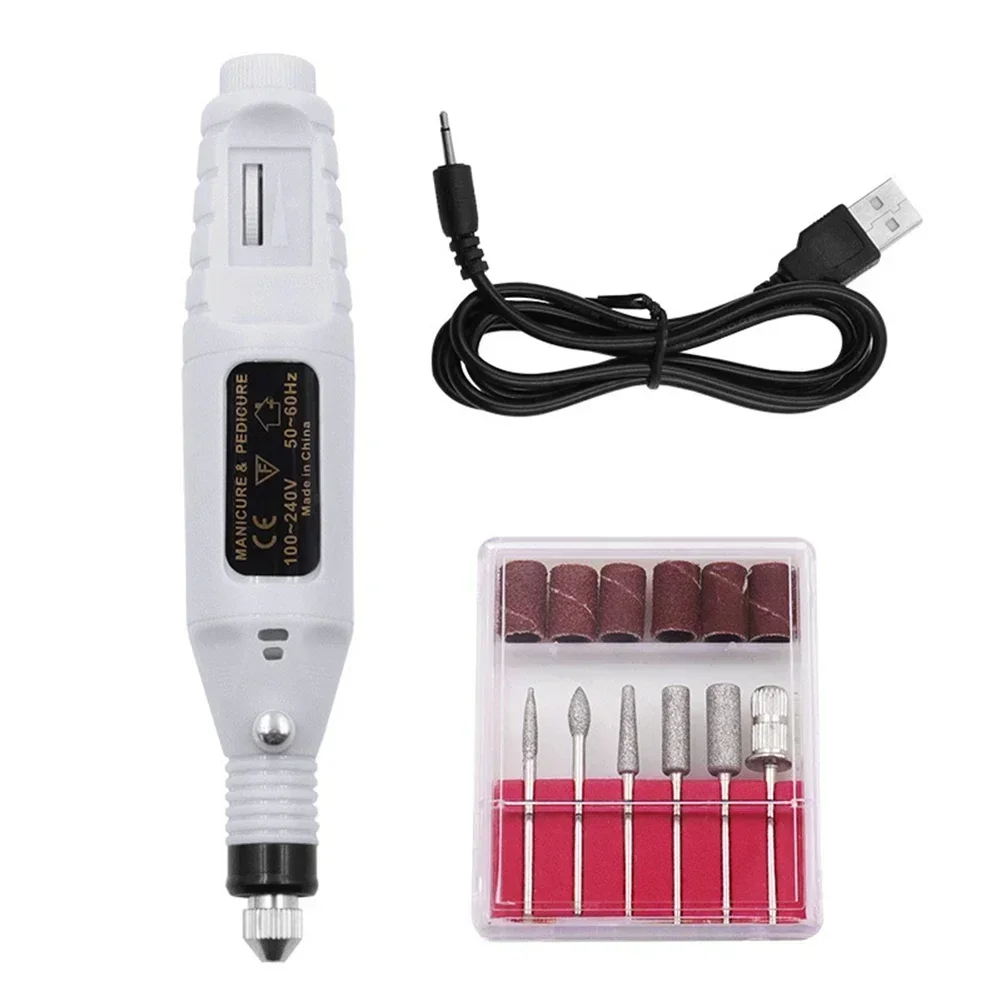 Nagelboormachine Kit Manicure Schuurvijl Pen Elektrische Nagelschuurmachine Pedicure Slijpen Polijstgereedschap Boormachine