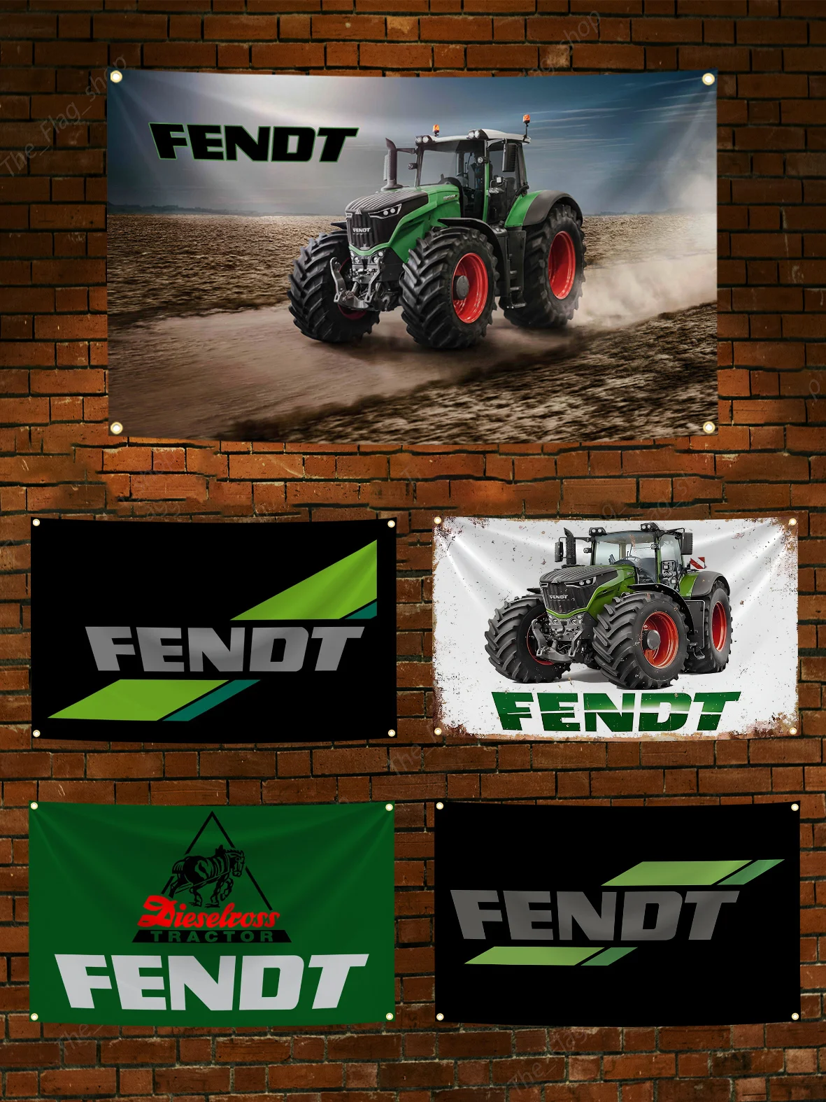 3x5 Ft Germany Agriculture Tractor Flag Polyester Digital Printing Banner for Garage Home Outdoor Decoration Tapestry