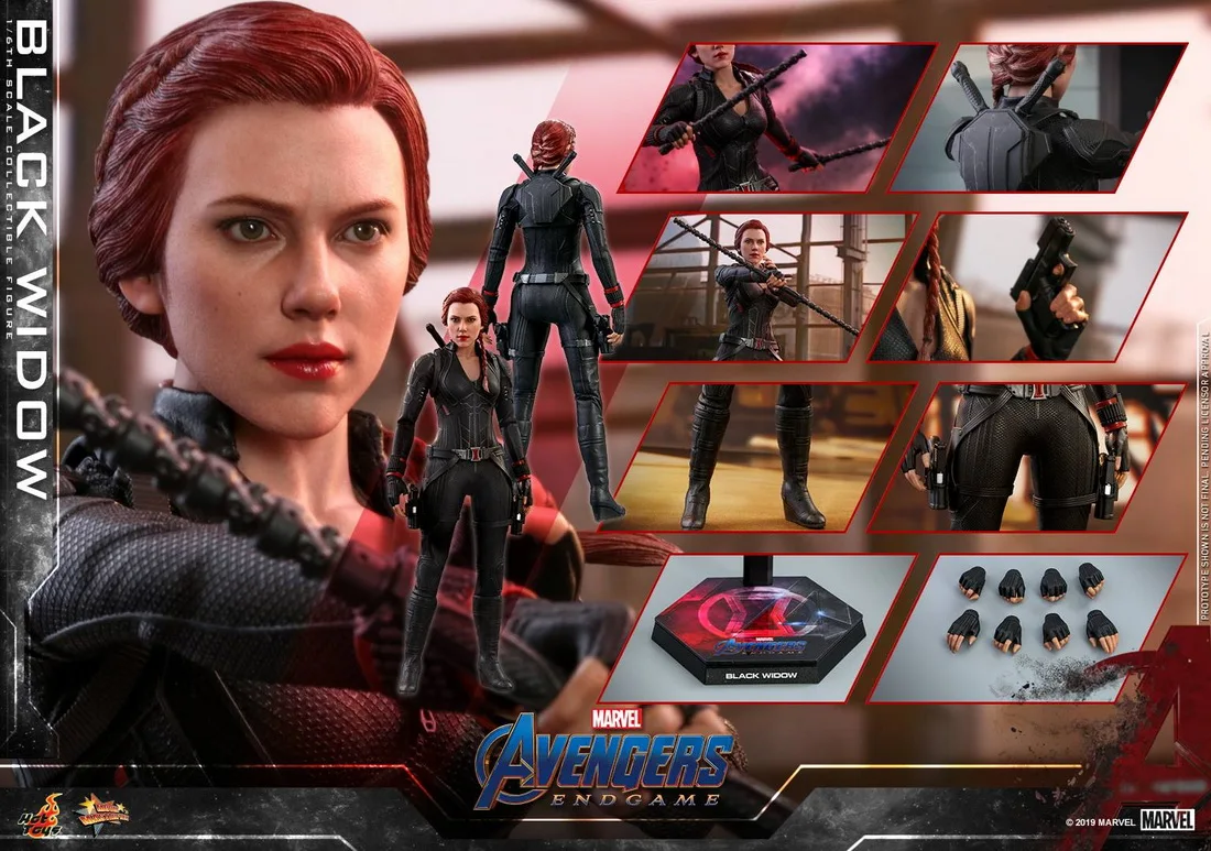 Original Marvel Mms533 1/6 Scale Female Witch Scarlett Johansson Woman Superhero 12 Inches Action Figure Full Set Model Toy