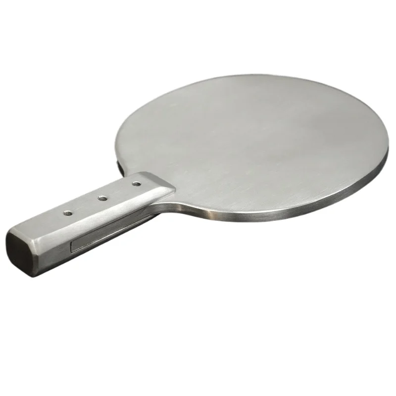 For Stainless Steel Table Tennis Racket, Weight-bearing Racket, Metal Baseplate Fitness Practice Racket
