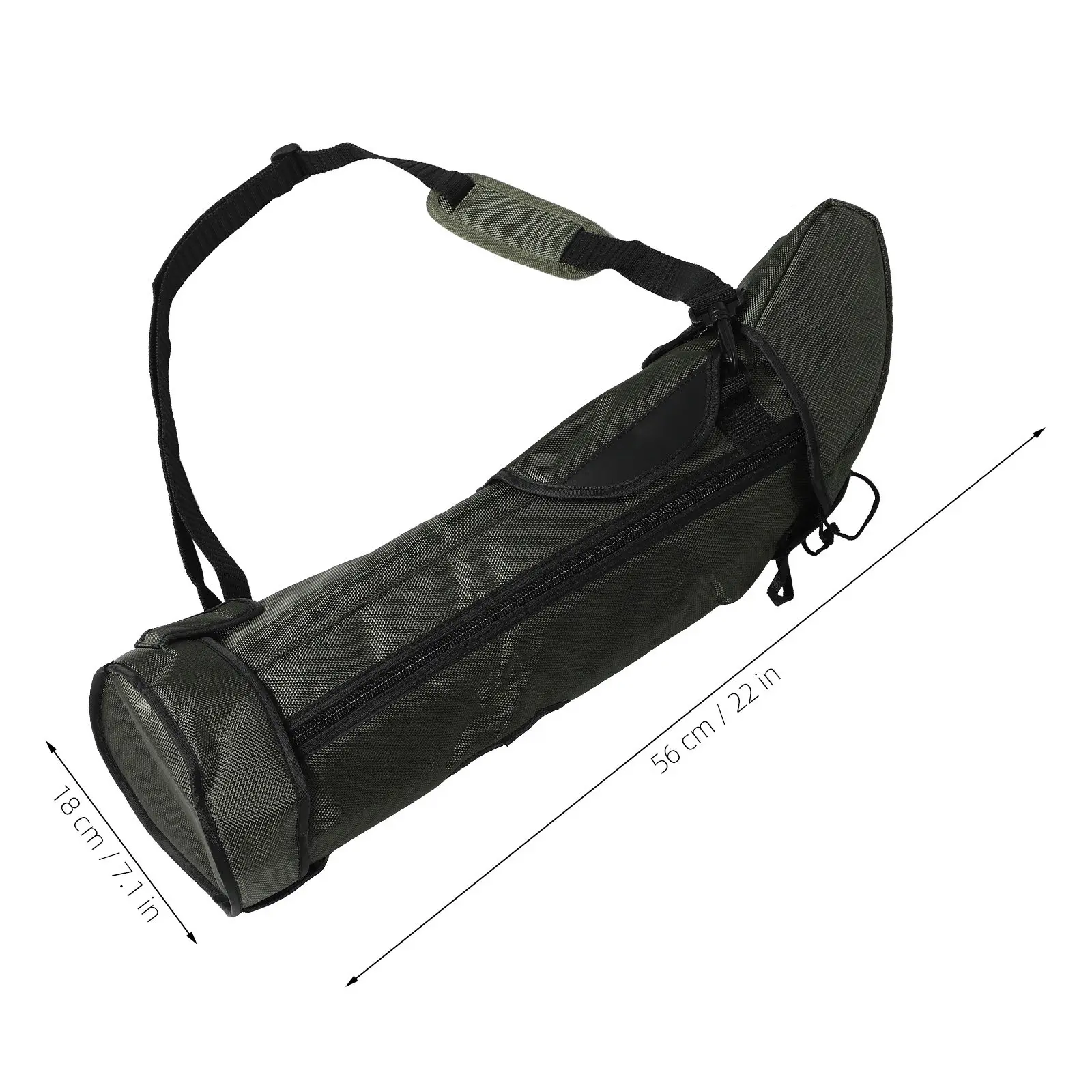 Portable Telescope Shoulder Bag Shockproof Waterproof Storage Case for Bird-Watching Travel Photography Accessories