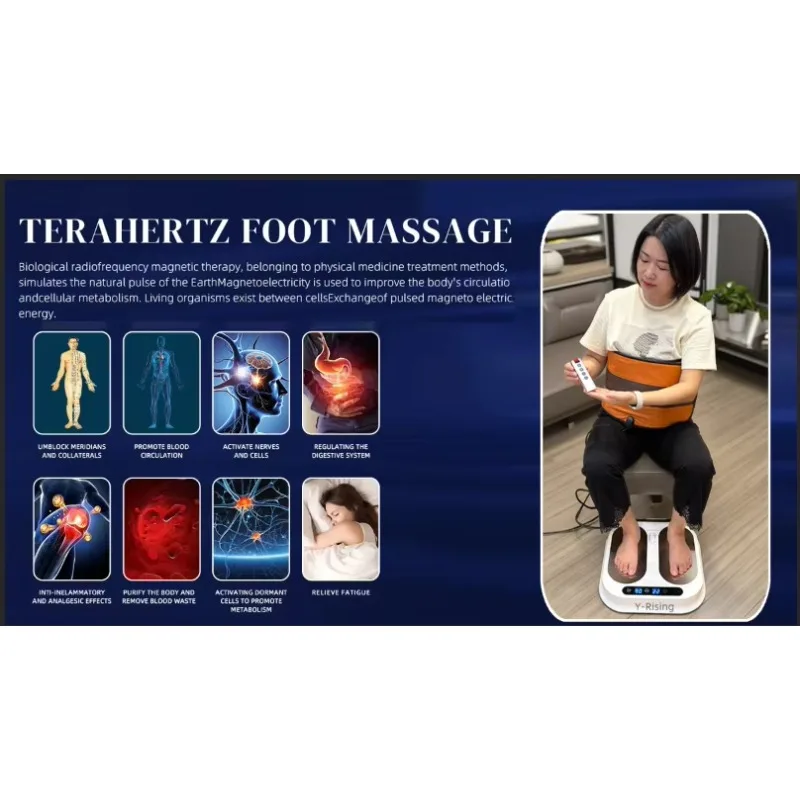 STLFOlylifee 2025 جديد Tera P90 Terahertz أداة الرنين الحيوي Iteracare Terahertz جهاز Itera مدلك قدم مع THz العلاج