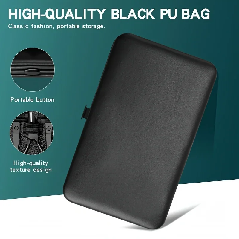 Kit de manicura de acero inoxidable, 7/10/16/18 Uds., juego de pedicura, tijeras, cortaúñas, Kit de herramientas de aseo con Estuche De Viaje