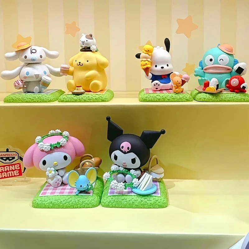 

Оригинальная подлинная Bandai Namco Sanrio, коллекция воспоминаний хороших друзей 2 Kuromi и Melody, ПВХ, 10 см, модель игрушки, подарки