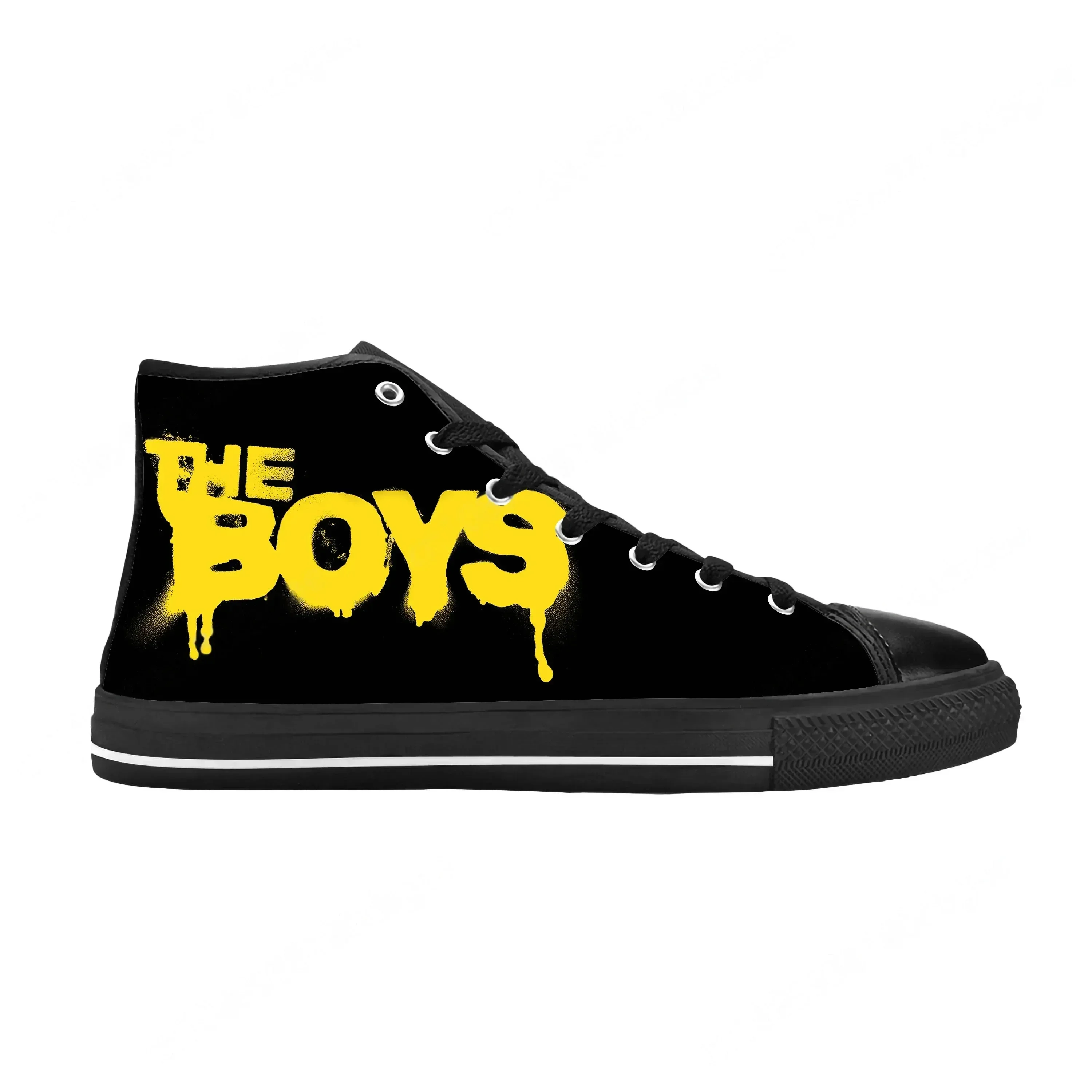 TV Series Movie The Boys Superhero Anime Cartoon Casual Cloth Shoes High Top Comfortable Breathable 3D Print Men Women Sneakers