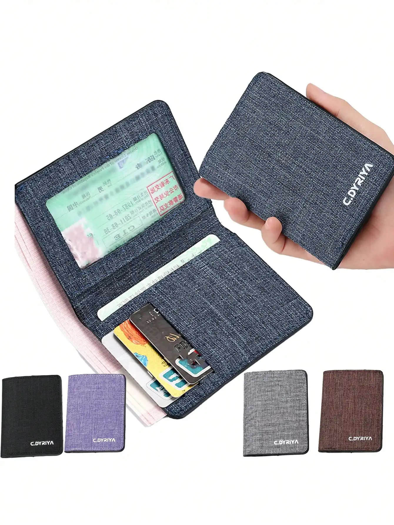 

Cute Slim Malist Front Pocket Wallet PU Leather Card Cases Sleeve Cards Folded Note Storage Organizer Case With Window Women Thin Travel Accessories Photo Black Pink Card Holder Wallet Business Card Holder Credit Card Holder Id Card Holder For Men Mini Wa