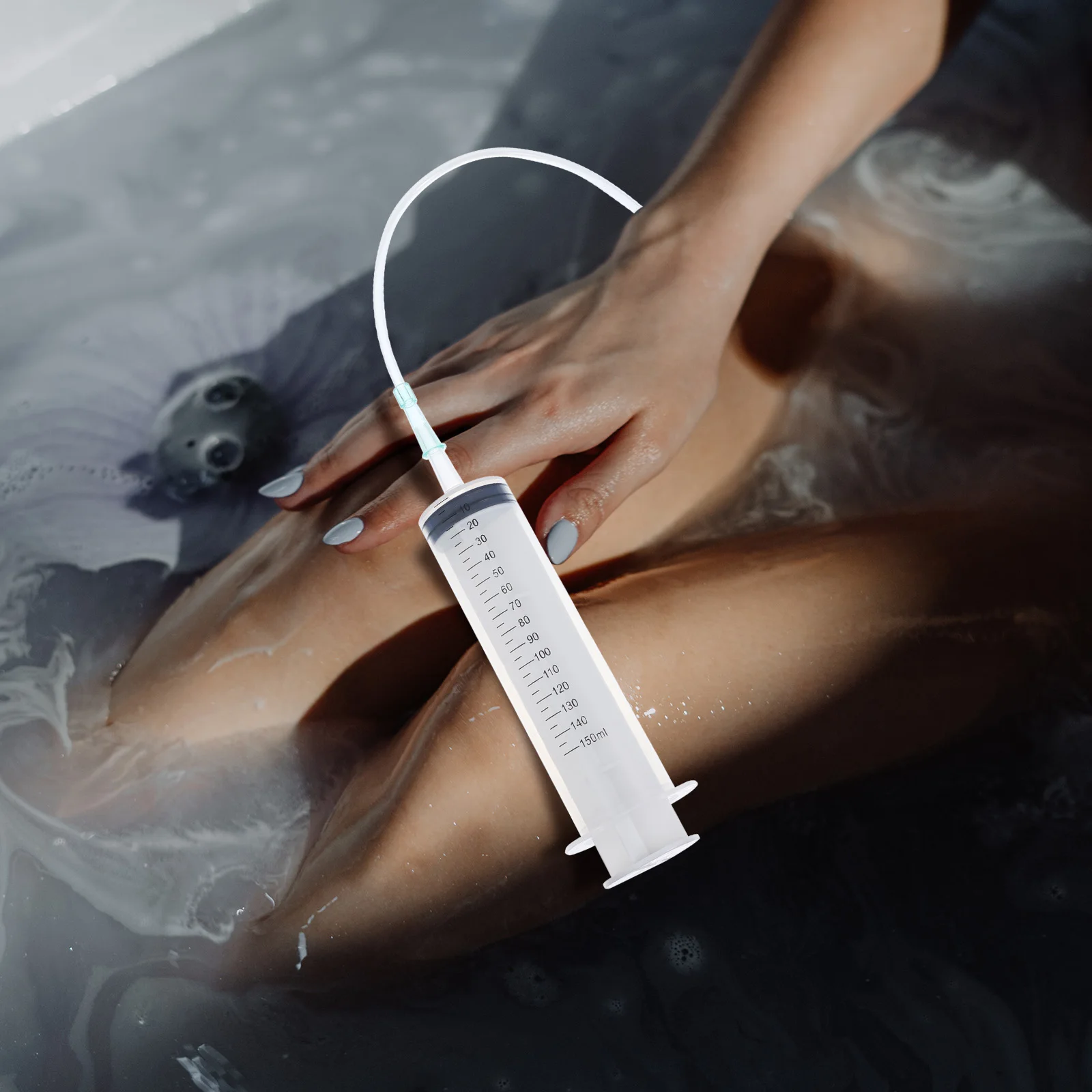 

150 Ml Syringe Disposable Intimate Hygiene Thin Catheter Single Use