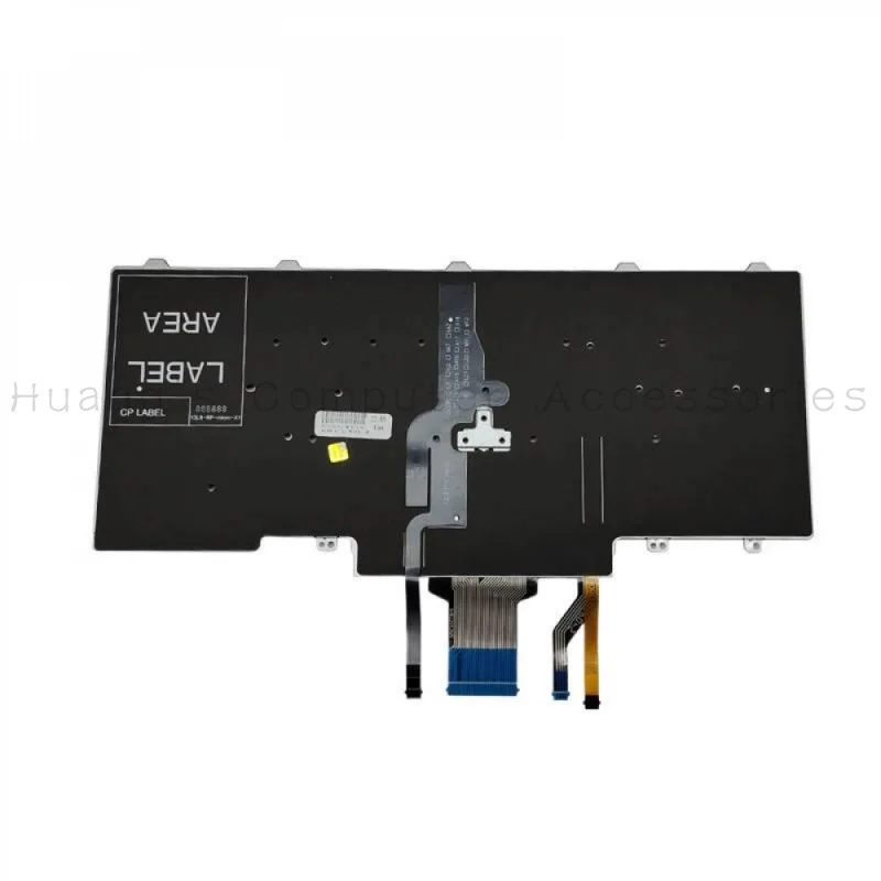 SS+Original New Dual‑Point Backlit Laptop Keyboard For Dell Latitude 5490 7490 OEM Genuine 6NK3R Strictly Tested Compatible Repl