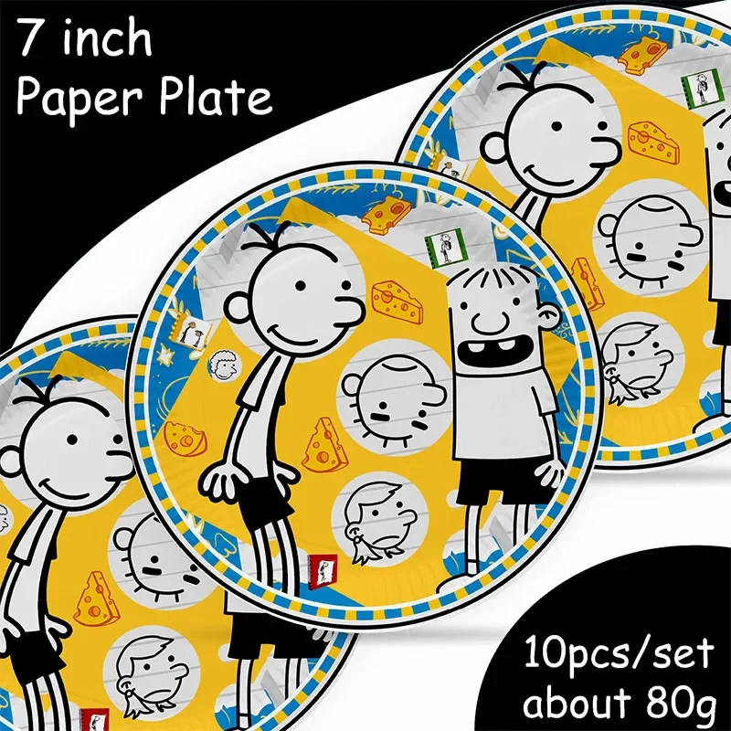 Disney Diary Of A Wimpy Kid tema decorazioni per feste di compleanno Cake Topper compleanno Swirls adesivi forniture per feste per bambini Decor