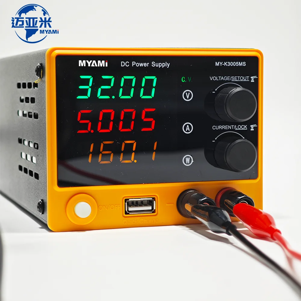 Myami 150w 30v 5a Regulated Power Supply Adjustable Benchtop Power Supply With Led Display For Lab Test & Mobile Repair