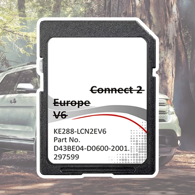 SD Maps Connect 2 V6 2021 2022 Europe 2021 for Nissan Car Connect2 Navigation Memory