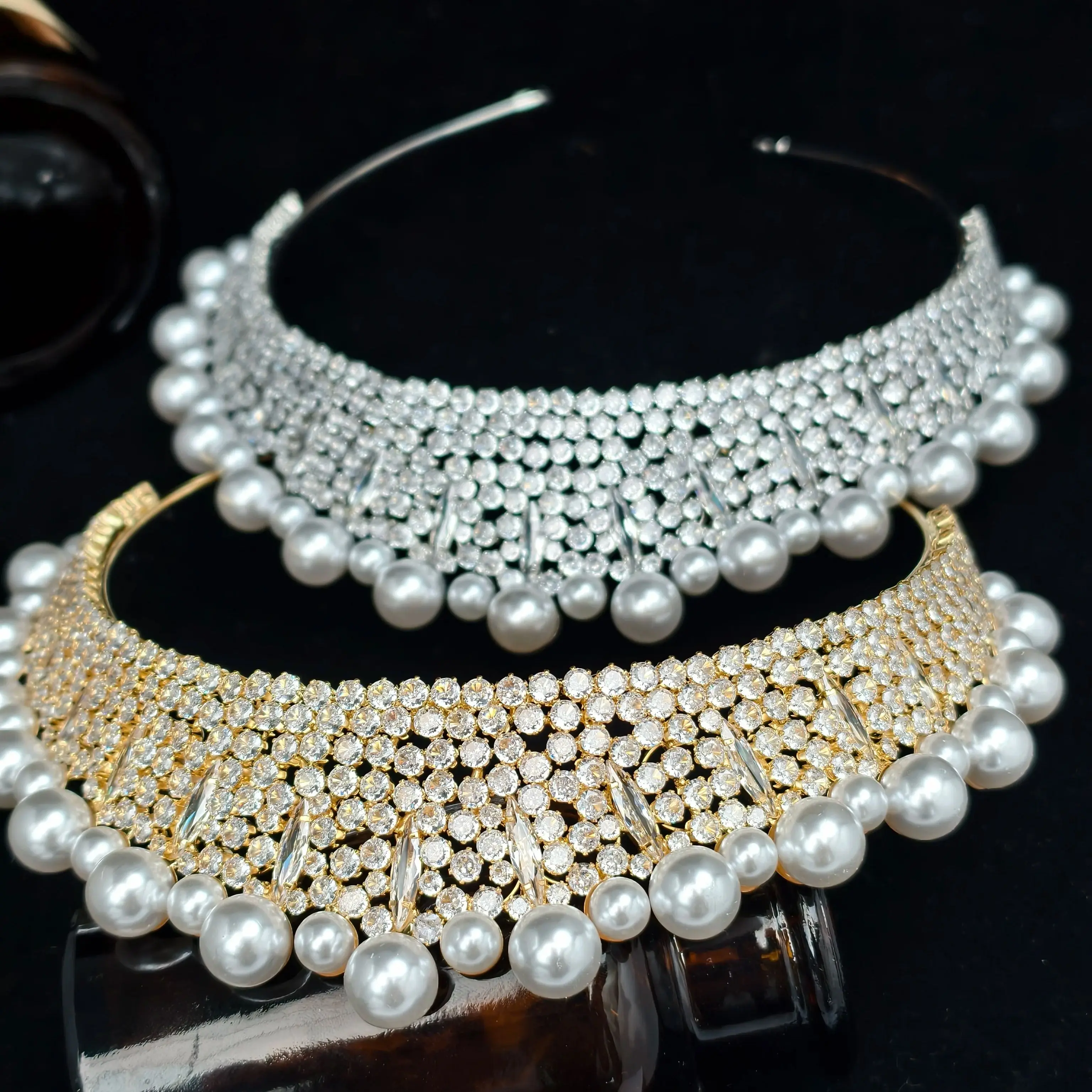 

Роскошные свадебные короны для королевы с цирконием и жемчугом, свадебные короны принцессы, диадемы для женщин, свадебный головной убор невесты Corona