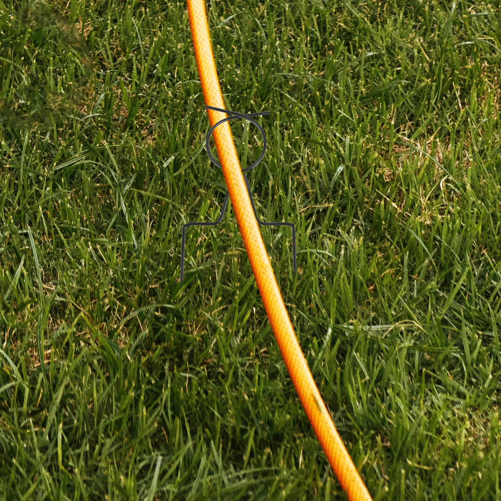 

5pcs Garden Hose Guide Spike Sturdy Cast Iron Water Guide Spikes Lawn Hose Support Heavy Duty Lightweight Durable Easy Install