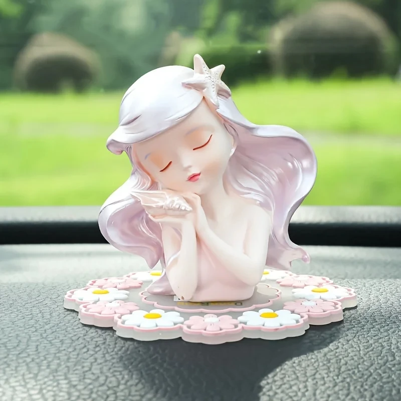 3d mermaid ocean princess silicone mold diy drip resin mermaid ornaments craft making tool for home decor and art projects