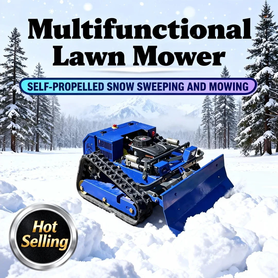 Customized CE EPA Approved Remote-Controlled Lawn Mower - All Terrain Model with Snow Removal Function for Garden Farm