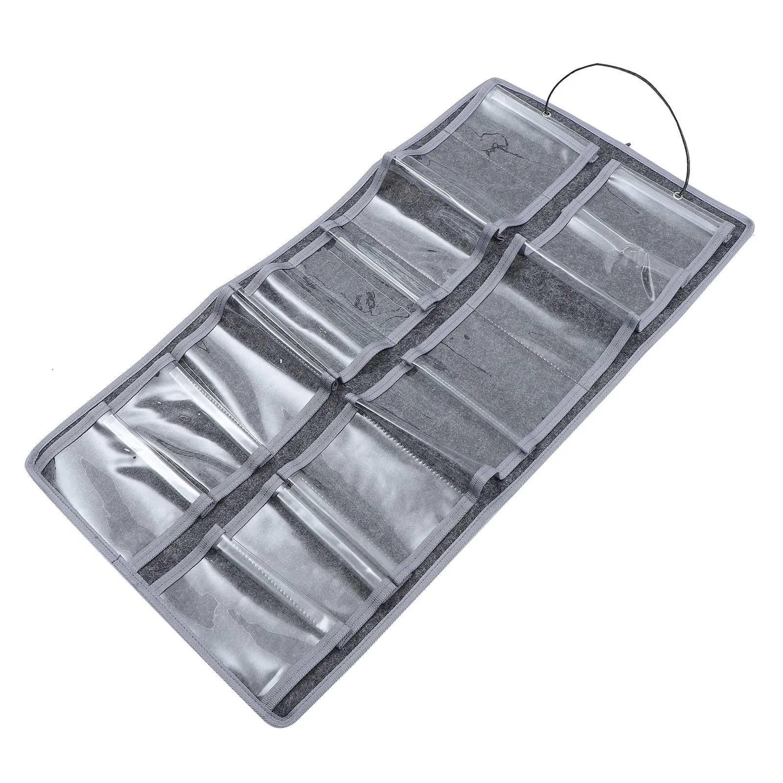 

1 шт. Премиальный войлочный чехол для хранения солнцезащитных очков, настенный органайзер для очков, для дома и магазина, экономия места, быстрый доступ