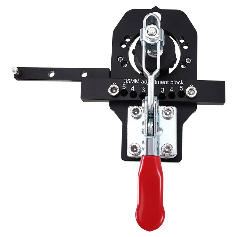 ABUH-Woodworking 35Mm Hinge Hole Opener Cabinet Door Hinge Hole Locator Hinges Drilling Installation Auxiliary Tool