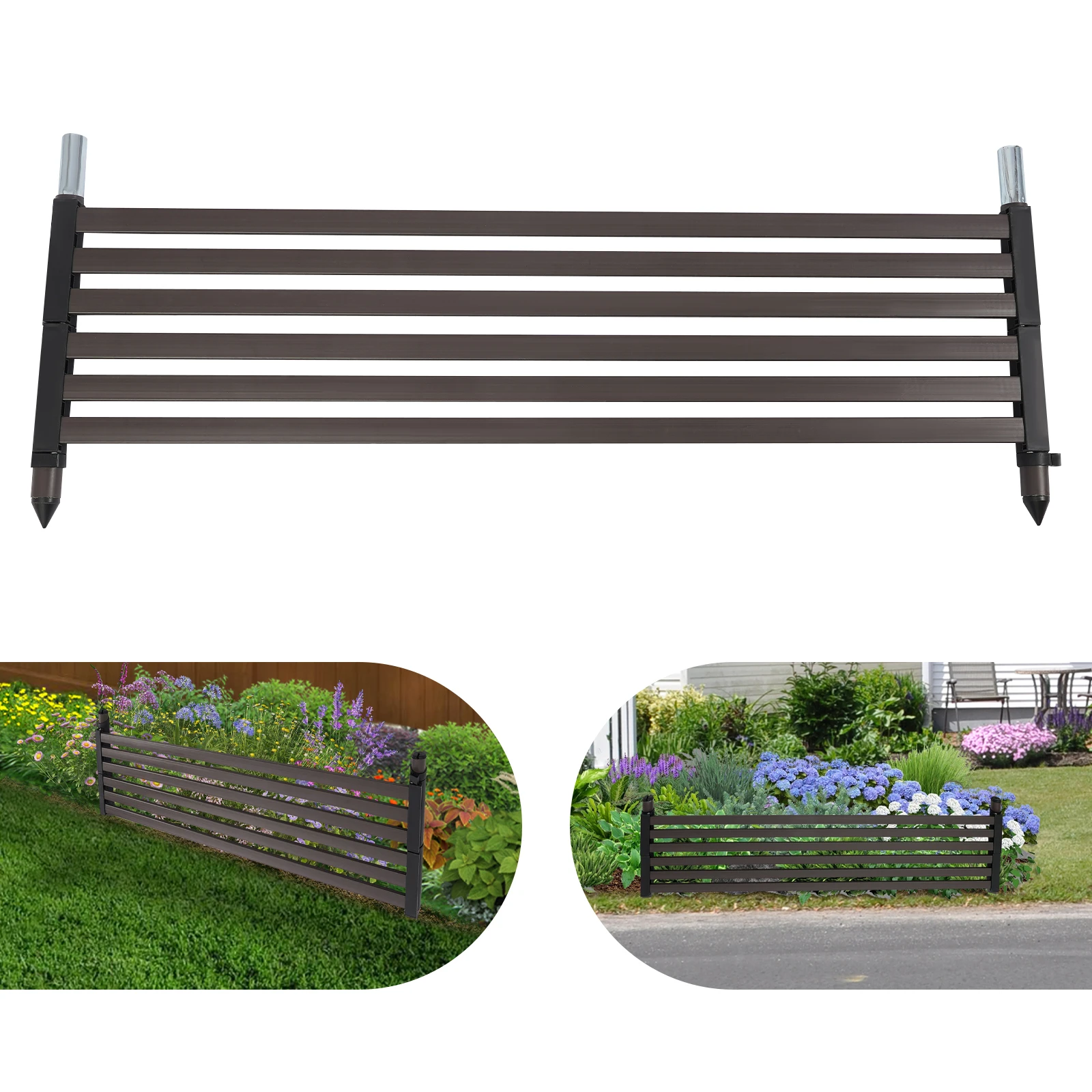 47.24*14.17Inch Modern Privacy Fence for outdoor lawns, gardens, backyards, communities