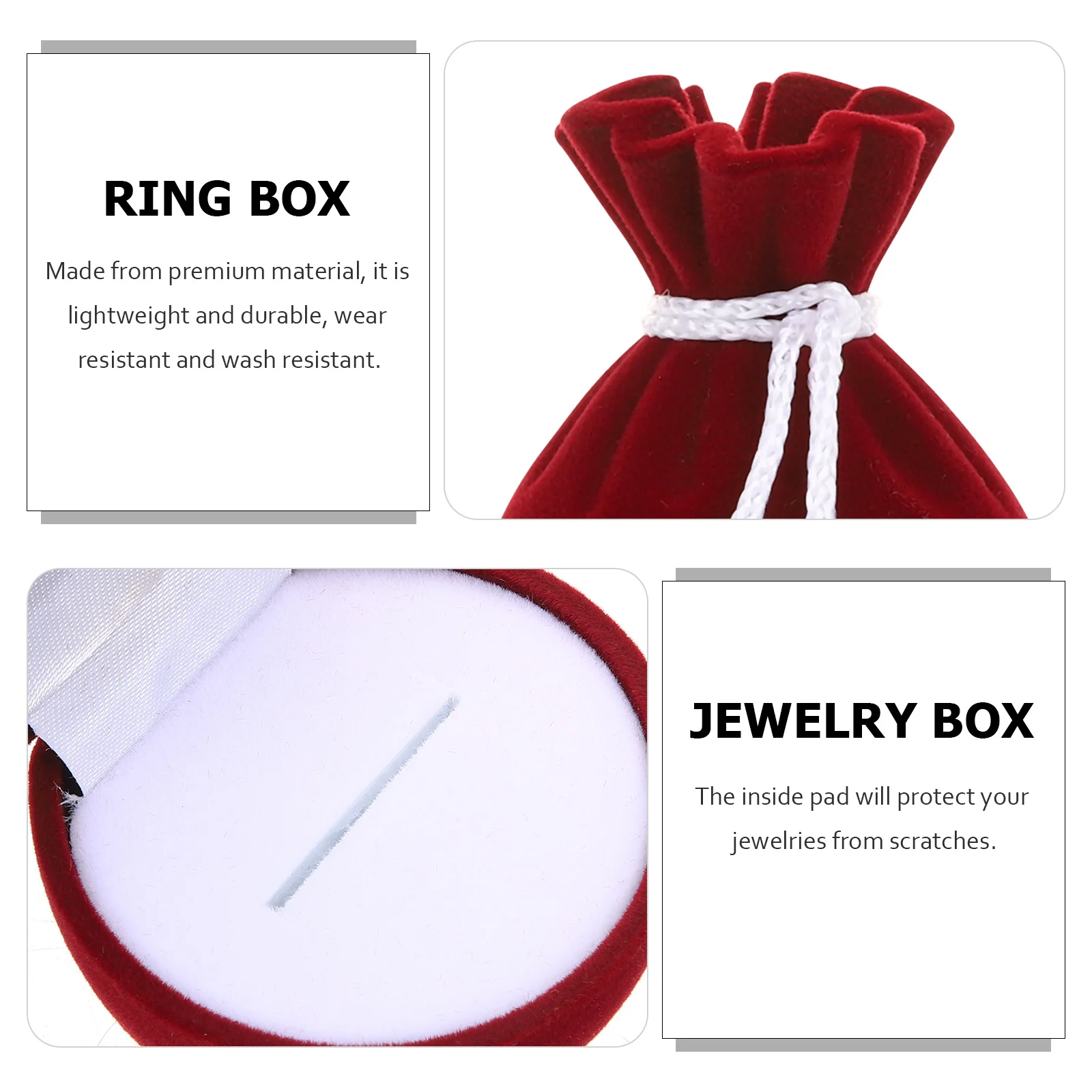 

2 шт., шкатулка для драгоценностей, органайзер для сережек, нежный контейнер для колец для хранения, дорожный подарок, коробка для колец, органайзер для сережек