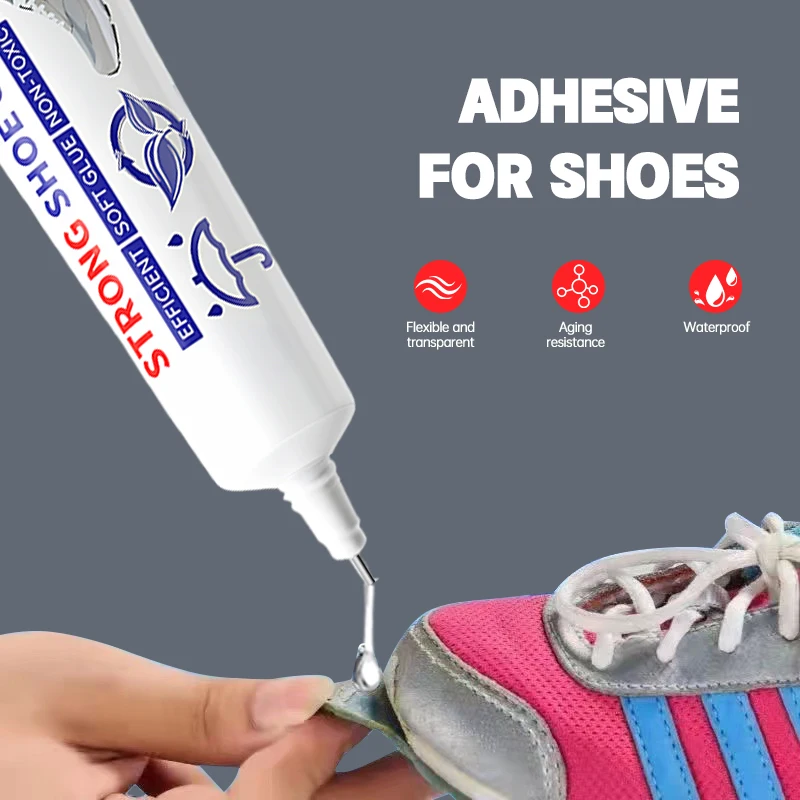 Shoe-Repairing Adhesive Strong Waterproof Shoe Glue for Quick Repairs on Sneakers and Outdoor Footwear All Materials Compatible