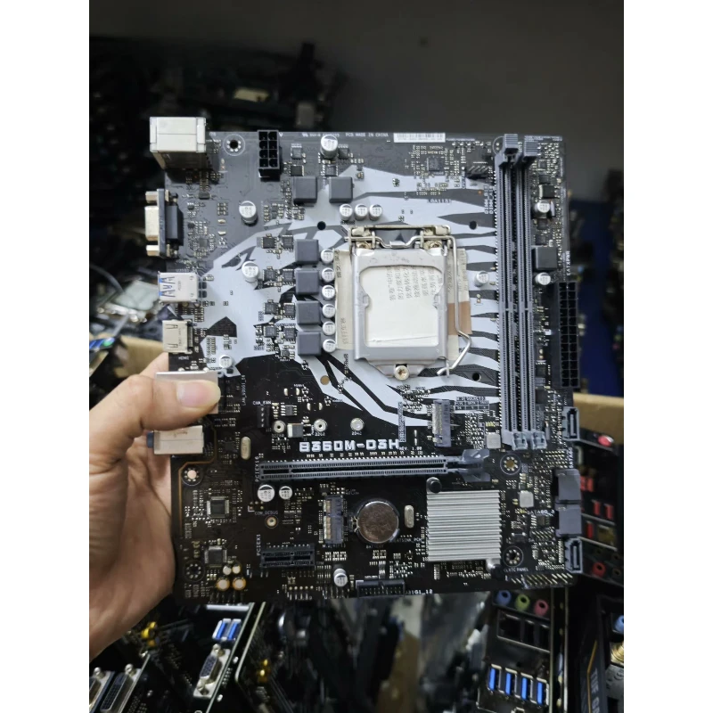 Used Original Pull mATX Motherboard for ASUS B360M-D3H LGA1151 B360 DDR4 HDMI DVI M.2 USB3.0 8/9 Gen Intel CPU