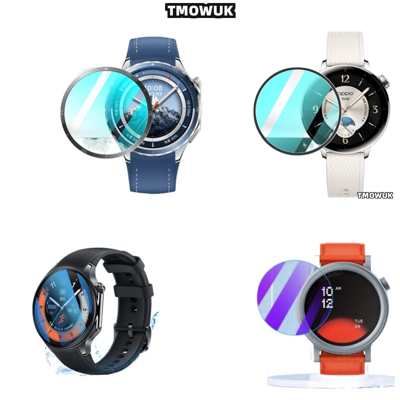 

For OPPO Watch X2 For CMF Watch Pro 2 Tempered Glass Screen Protector - 9H Hard Anti-Scratch Ultra-Thin HD