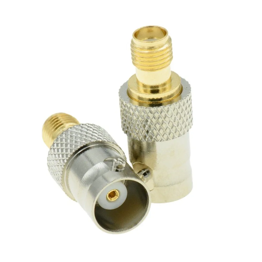 Telecom Parts Copper Connector Adapter BNC Female RF Antenna Converter Straight Coaxial Extension Cable