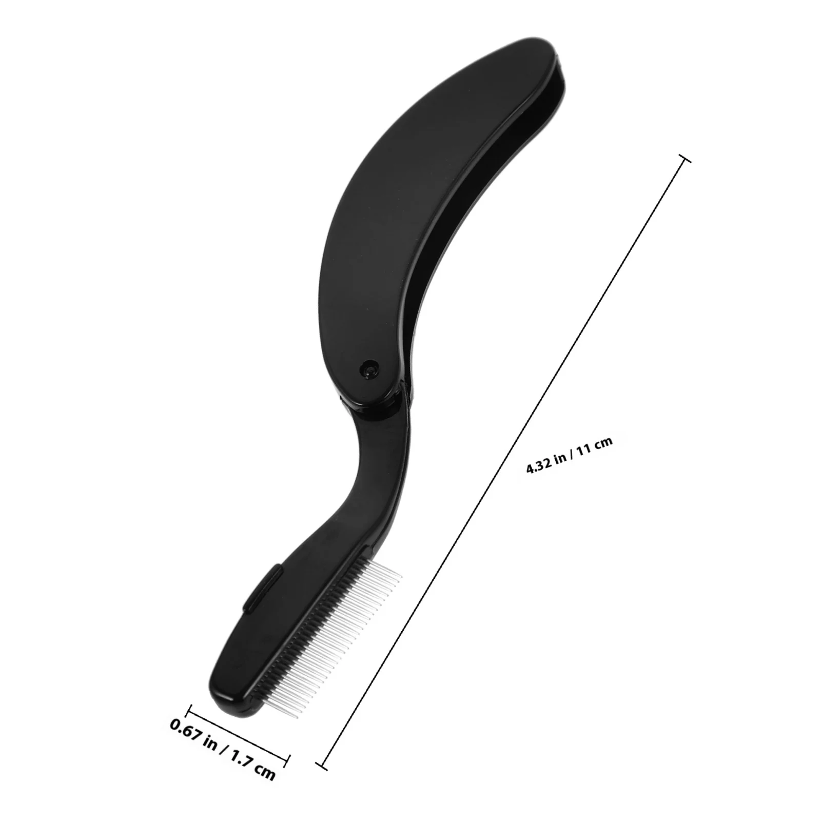 Augenbrauen-Wimpernkamm, leichtes, tragbares Wimperntrenner-Werkzeug mit doppeltem Verwendungszweck für Frauen, Wimpern-Make-up, Schönheitswerkzeug, Augenbrauenformung